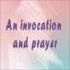 An invocation and prayer – Solitude